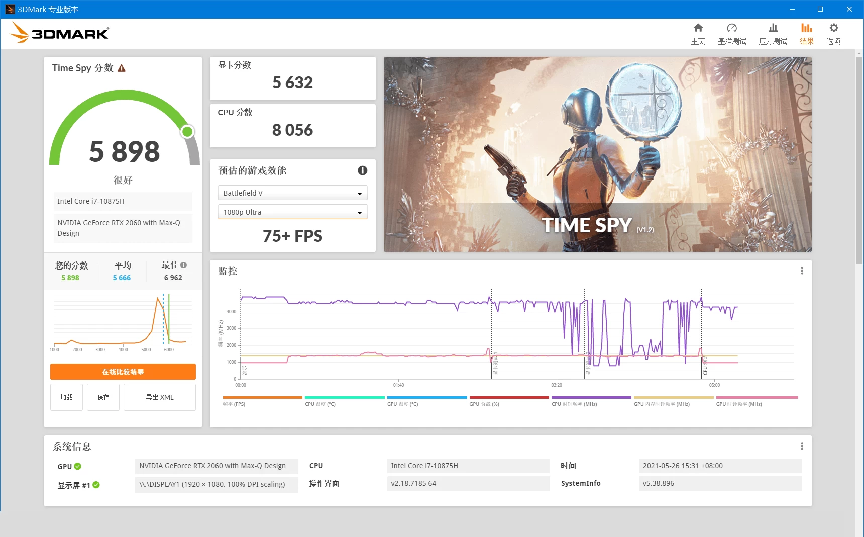 3DMark 显卡跑分软件 v2.32.8871 中文直装破解版 第2张 3DMark 显卡跑分软件 v2.32.8871 中文直装破解版 第2张